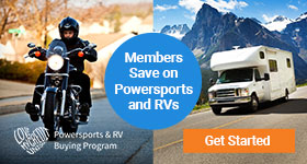 Members save on powersports and RV through Love my credit union rewards click to get started
