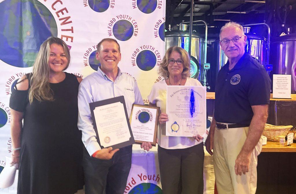 Milford Youth Center Community Appreciation Award recipients