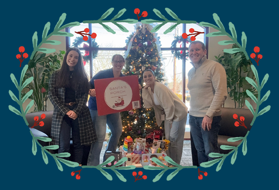 Milford Team - Santa's Porch Donation